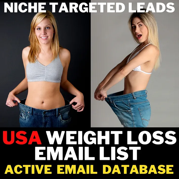 Give You 600,000 USA Weight Loss Email Leads Targeted Health and Fitness Consumers