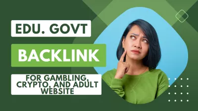 Publish 30 Edu,Govt Backlinks for gambling, crypto, and adult website