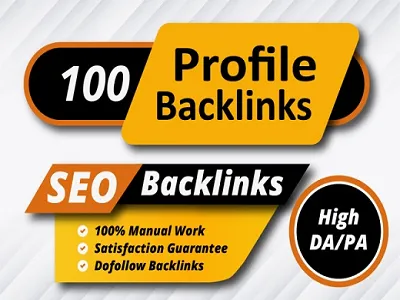 100 High Quality Profile Backlinks